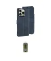 ieg™ iPhone 15 Pro Max Kılıf Siluet Işık Serisi - Siyah Joko Magic 5D Hayalet Cam