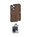 ieg™ iPhone 15 Pro Max Kılıf Siluet Işık Serisi - Siyah Vanessa Magic Cam
