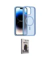 ieg™ iPhone 15 Pro Max Kılıf Siluet Minimal Prime - Siyah Bilvis Hayalet Cam Ekran Koruyucu