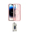 ieg™ iPhone 15 Pro Max Kılıf Siluet Minimal Prime - Siyah Bilvis Hayalet Cam Ekran Koruyucu