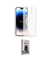 ieg™ iPhone 15 Pro Max Kılıf Siluet Minimal Prime - Siyah Bilvis Hayalet Cam Ekran Koruyucu