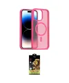ieg™ iPhone 15 Pro Max Kılıf Siluet Minimal Prime - Siyah Buffer Cam Ekran Koruyucu