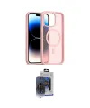 ieg™ iPhone 15 Pro Max Kılıf Siluet Minimal Prime - Siyah Vanessa Magic Cam