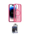 ieg™ iPhone 15 Pro Max Kılıf Siluet Minimal Prime - Siyah Vanessa Magic Cam