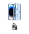 ieg™ iPhone 15 Pro Max Kılıf Siluet Minimal Prime - Siyah Vanessa Magic Hayalet Cam