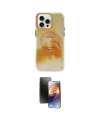 ieg™ iPhone 15 Pro Max Kılıf Ufuk Doku Prime - Siyah 3D Antistatik Mat Seramik Nano Ekran Koruyucu