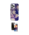ieg™ iPhone 15 Pro Max Kılıf Ufuk Doku Prime - Siyah 3D Antistatik Mat Seramik Nano Ekran Koruyucu