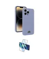 ieg™ iPhone 15 Pro Max Kılıf Vadi Çizgi Prime - Siyah 3D Antistatik Seramik Nano Ekran Koruyucu