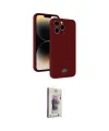 ieg™ iPhone 15 Pro Max Kılıf Vadi Çizgi Prime - Siyah Bilvis 3D Cam Ekran Koruyucu