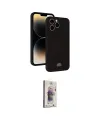 ieg™ iPhone 15 Pro Max Kılıf Vadi Çizgi Prime - Siyah Bilvis 3D Cam Ekran Koruyucu