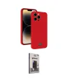 ieg™ iPhone 15 Pro Max Kılıf Vadi Çizgi Prime - Siyah Bilvis Hayalet Cam Ekran Koruyucu