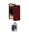 ieg™ iPhone 15 Pro Max Kılıf Vadi Çizgi Prime - Siyah Vanessa Magic Cam