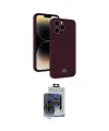 ieg™ iPhone 15 Pro Max Kılıf Vadi Çizgi Prime - Siyah Vanessa Magic Cam