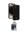 ieg™ iPhone 15 Pro Max Kılıf Vadi Çizgi Prime - Siyah Vanessa Magic Cam