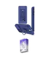 ieg™ iPhone 15 Pro Max Kılıf Vadi Form Prime - Siyah Bilvis 5in1 3D Magic Cam Ekran Koruyucu