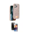 ieg™ iPhone 15 Pro Max Kılıf Vadi Klasik Serisi - Siyah 3D Antistatik Mat Seramik Nano Ekran Koruyucu