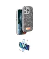 ieg™ iPhone 15 Pro Max Kılıf Vadi Klasik Serisi - Siyah 3D Antistatik Seramik Nano Ekran Koruyucu