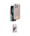 ieg™ iPhone 15 Pro Max Kılıf Vadi Klasik Serisi - Siyah Bilvis 3D Mat Cam Ekran Koruyucu