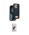 ieg™ iPhone 15 Pro Max Kılıf Vadi Klasik Serisi - Siyah Bilvis 3D Mat Cam Ekran Koruyucu