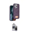 ieg™ iPhone 15 Pro Max Kılıf Vadi Klasik Serisi - Siyah Vanessa Magic Hayalet Cam