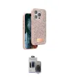 ieg™ iPhone 15 Pro Max Kılıf Vadi Klasik Serisi - Siyah Vanessa Magic Hayalet Cam