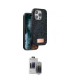 ieg™ iPhone 15 Pro Max Kılıf Vadi Klasik Serisi - Siyah Vanessa Magic Hayalet Cam