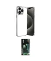 ieg™ iPhone 15 Pro Max Kılıf Vadi Minimal - Siyah 360 Mat Full Body Arka Koruyucu