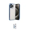 ieg™ iPhone 15 Pro Max Kılıf Vadi Minimal - Siyah Bilvis 0.18mm Plus Cam Ekran Koruyucu