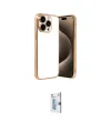 ieg™ iPhone 15 Pro Max Kılıf Vadi Minimal - Siyah Bilvis 0.18mm Plus Cam Ekran Koruyucu