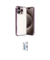 ieg™ iPhone 15 Pro Max Kılıf Vadi Minimal - Siyah Bilvis 0.18mm Plus Cam Ekran Koruyucu