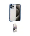 ieg™ iPhone 15 Pro Max Kılıf Vadi Minimal - Siyah Bilvis 3D Mat Cam Ekran Koruyucu
