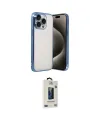 ieg™ iPhone 15 Pro Max Kılıf Vadi Minimal - Siyah Bilvis Hayalet Cam Ekran Koruyucu
