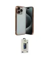 ieg™ iPhone 15 Pro Max Kılıf Vadi Minimal - Siyah Bilvis Hayalet Cam Ekran Koruyucu
