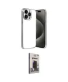 ieg™ iPhone 15 Pro Max Kılıf Vadi Minimal - Siyah Bilvis Hayalet Cam Ekran Koruyucu