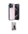 ieg™ iPhone 15 Pro Max Kılıf Vadi Minimal - Siyah Bilvis Hayalet Cam Ekran Koruyucu