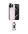 ieg™ iPhone 15 Pro Max Kılıf Vadi Minimal - Siyah Bilvis Hayalet Cam Ekran Koruyucu