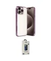 ieg™ iPhone 15 Pro Max Kılıf Vadi Minimal - Siyah Bilvis Hayalet Cam Ekran Koruyucu
