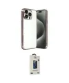 ieg™ iPhone 15 Pro Max Kılıf Vadi Minimal - Siyah Bilvis Hayalet Cam Ekran Koruyucu