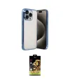 ieg™ iPhone 15 Pro Max Kılıf Vadi Minimal - Siyah Buffer Cam Ekran Koruyucu
