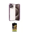 ieg™ iPhone 15 Pro Max Kılıf Vadi Minimal - Siyah Buffer Cam Ekran Koruyucu