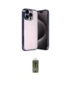 ieg™ iPhone 15 Pro Max Kılıf Vadi Minimal - Siyah Joko Magic 5D Hayalet Cam