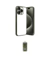 ieg™ iPhone 15 Pro Max Kılıf Vadi Minimal - Siyah Joko Magic 5D Hayalet Cam