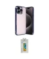 ieg™ iPhone 15 Pro Max Kılıf Vadi Minimal - Siyah Polymer Nano Ekran Koruyucu