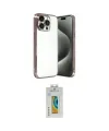 ieg™ iPhone 15 Pro Max Kılıf Vadi Minimal - Siyah Polymer Nano Ekran Koruyucu