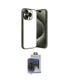 ieg™ iPhone 15 Pro Max Kılıf Vadi Minimal - Siyah Vanessa Magic Cam