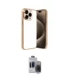 ieg™ iPhone 15 Pro Max Kılıf Vadi Minimal - Siyah Vanessa Magic Hayalet Cam