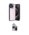 ieg™ iPhone 15 Pro Max Kılıf Vadi Minimal - Siyah Vanessa Magic Hayalet Cam