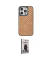 ieg™ iPhone 15 Pro Max Kılıf Vadi Özel Seri - Siyah Bilvis Hayalet Cam Ekran Koruyucu