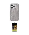 ieg™ iPhone 15 Pro Max Kılıf Vadi Özel Seri - Siyah Buffer Cam Ekran Koruyucu