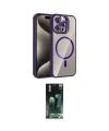ieg™ iPhone 15 Pro Max Kılıf Yadigar Asil Koleksiyonu - Şeffaf 360 Full Body Arka Koruyucu